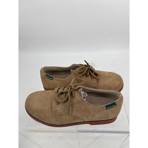 New Eastland Buck Womens Tan Suede Oxford Lace -Up Shoes Size 8.5M